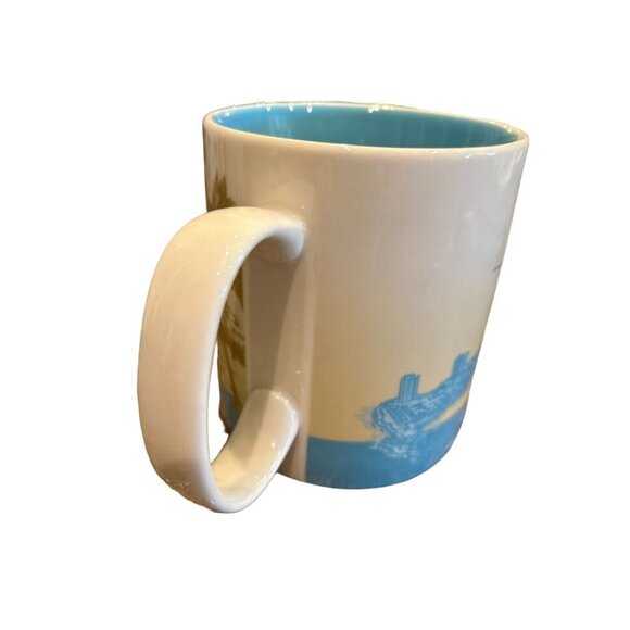 Starbucks Coffee Mug "Cancún" Collectible Ceramic‎ Cup 16 Oz Dual Color - Picture 4 of 5